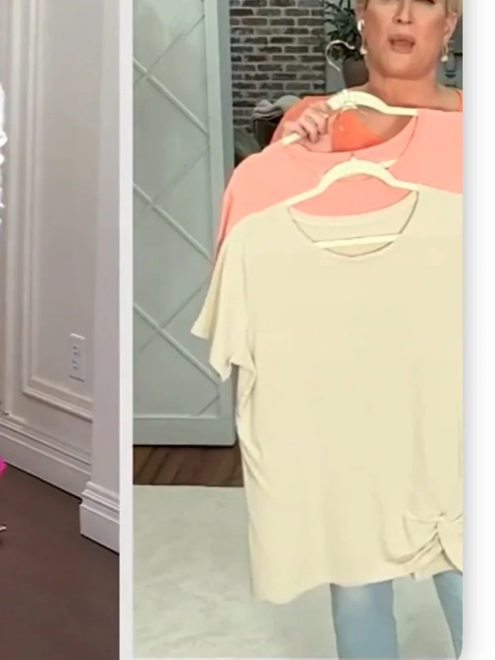 Belle by Kim Gravel Twisted hem tee - Picture 10 of 10